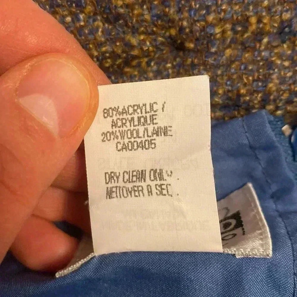 Wool & Acrylic blend winter skirt size 14 - Picture 9 of 10